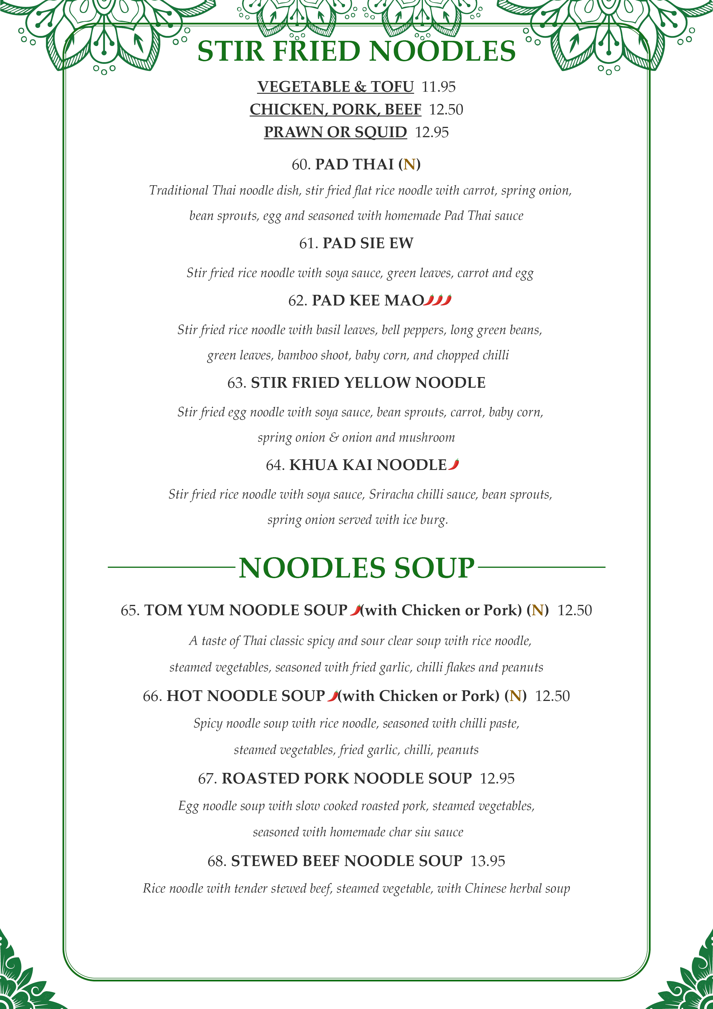 NEW menu a4 20258
